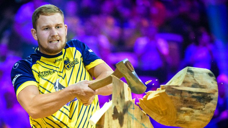 Svenskt publikrekord när Individuella VM i TIMBERSPORTS® avgjordes