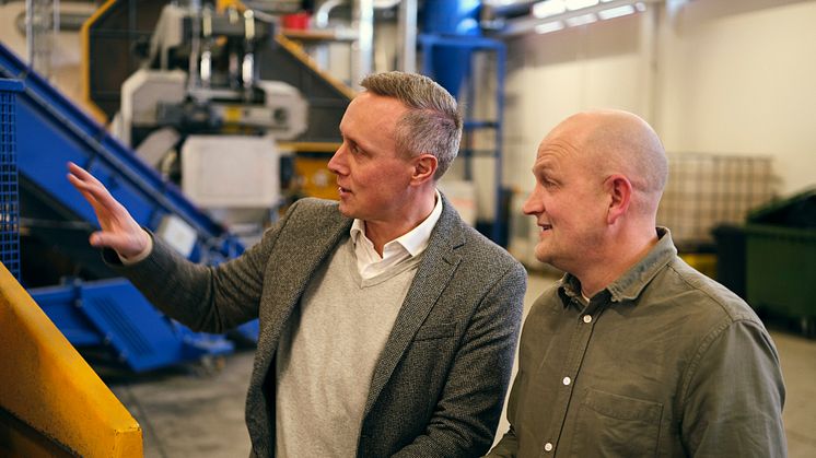 Fra venstre: Michael Bayer Thomsen, SVP Medical og Jesper V. Dueholm, CTO i Zirq Solutions. 