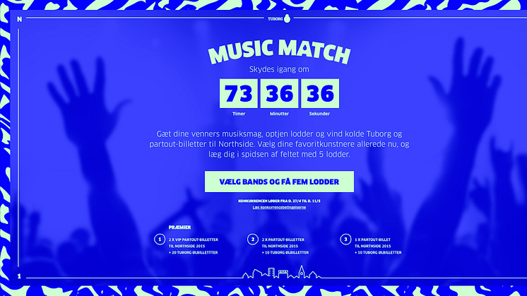 NorthSide lancerer Music Match 2.0