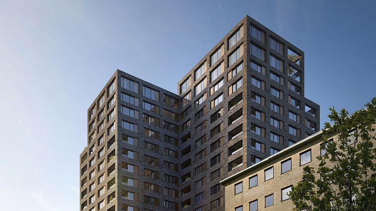 LINK Arkitektur har valts ut för den fortsatta utvecklingen av Masthuggskajens nya landmärke i centrala Göteborg. Bild: Visulent/LINK Arkitektur