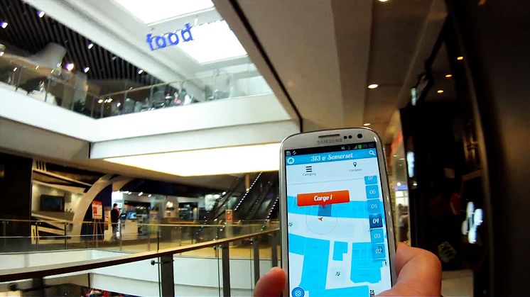 SenionLab's Indoor Positioning Technology Demonstration in Singapore