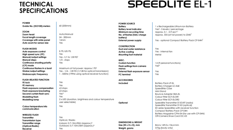 Speedlite EL-1_PR Spec Sheet_EM_Final.pdf