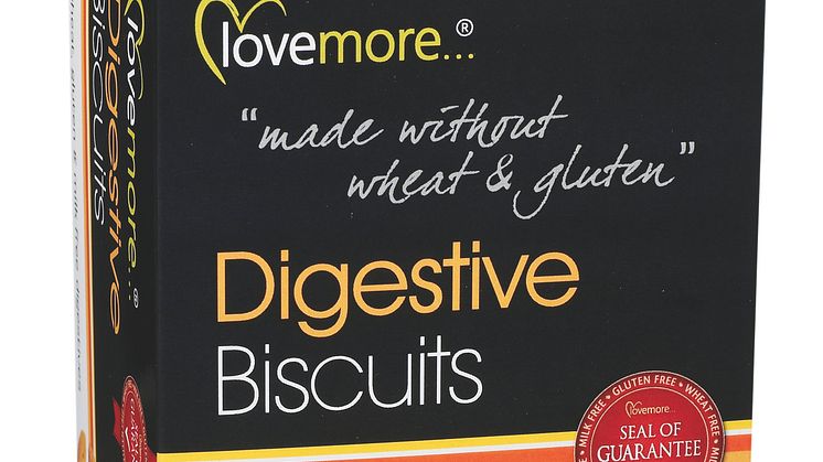 Lovemore digestive kjeks glutenfri melkefri 175 g