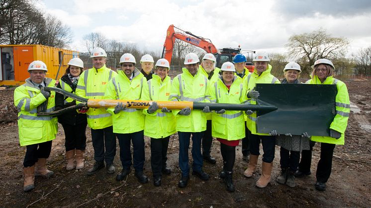 Work starts on the new extra care scheme in Bury for the over-55s