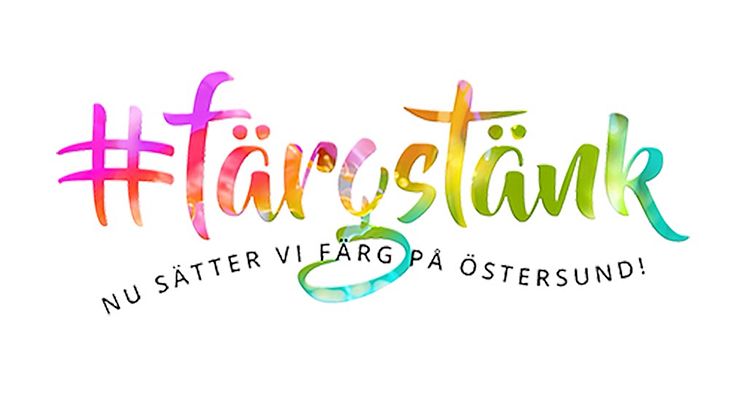 Kända konstnärsparet ”Sceb och Ollio” sätter färg på Östersund