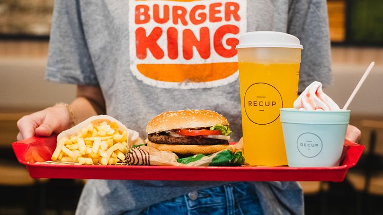 Mehrweg ist King! Burger King® führt RECUP deutschlandweit ein
