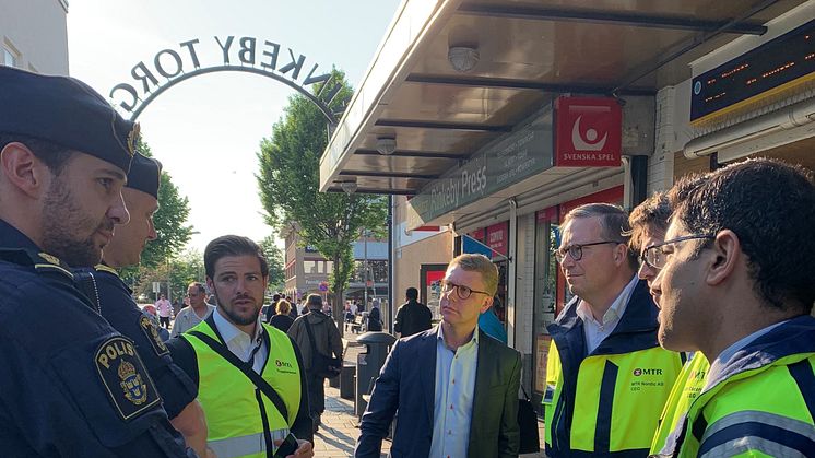 Samverkan utraderar narkotikascen i Rinkeby t-banestation