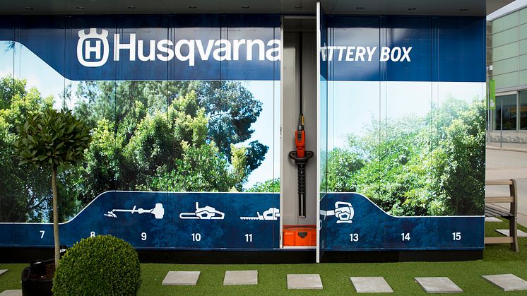 Husqvarna Battery Box visas på Elmia Subcontractor 2017