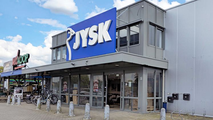 De nieuwste winkel van JYSK bevindt zich aan de Heesweg in Raalte.