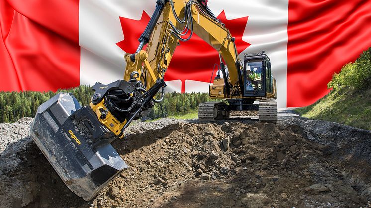 Engcon etablerer afdeling i Canada