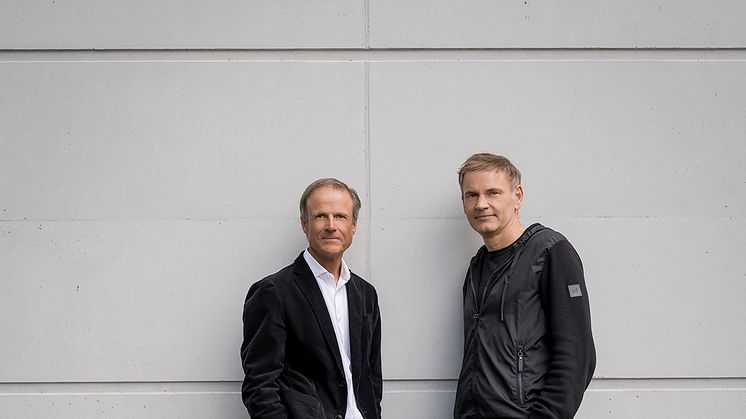 Michael Mauer, Chefsdesigner Volkswagen-koncernen, Oliver Blume, VD Volkswagen-koncernen.