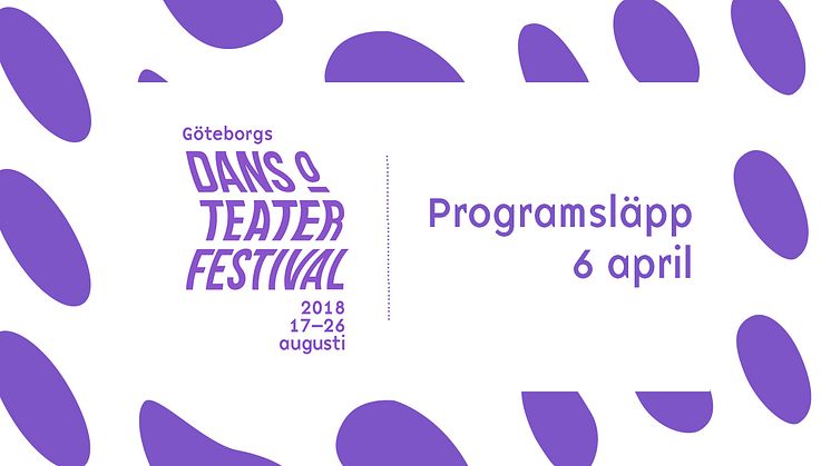 Programsläpp för Göteborgs dans- och teaterfestival 2018