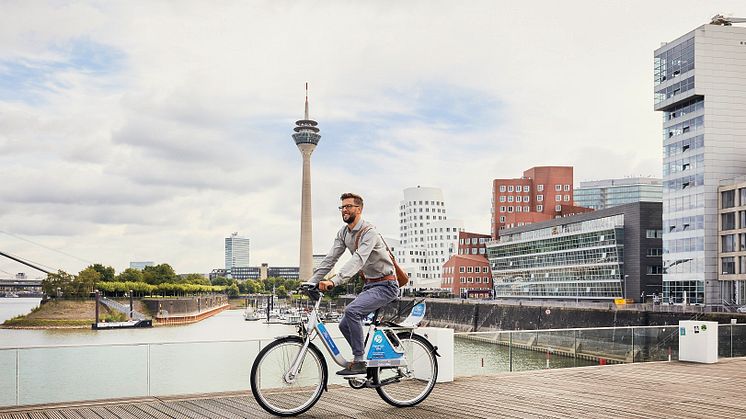 Im Fahrradverleihsystem der Deutschen Bahn Call a Bike stehen ab 15. Oktober in beiden Städten insgesamt 3.200 FordPass Bikes für Kunden zur Verfügung 
