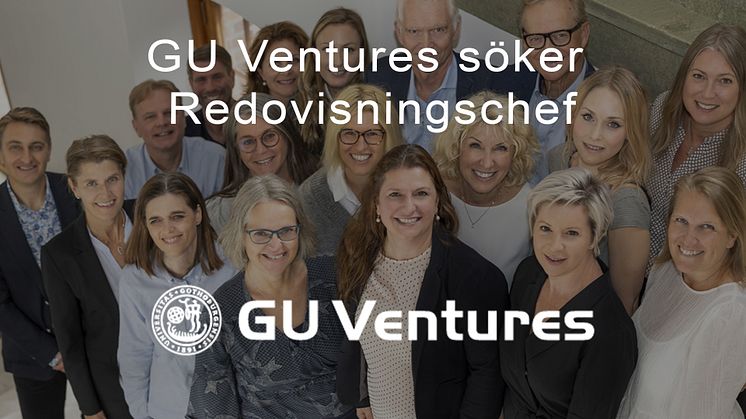 GU Ventures söker Redovisningschef