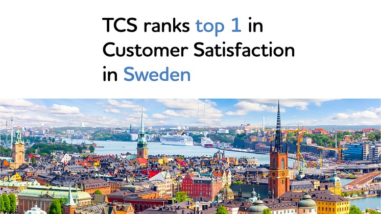 TCS är nummer ett i kundnöjdhet i Sverige för elfte året i rad