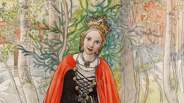 Carl Larsson ”Prinsessan vår”. Foto Per Myrehed.