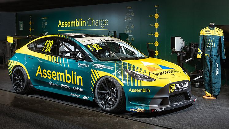 Tesla Model 3, STCC, Brink Motorsport. Foto: Anders Helgesson