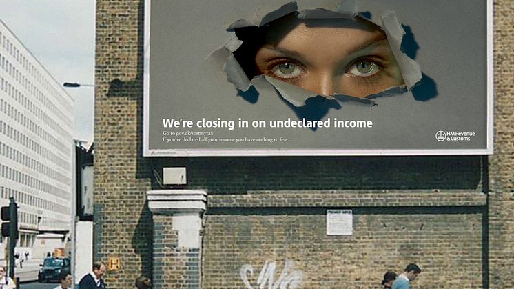 Tax Evasion Campaign billboard