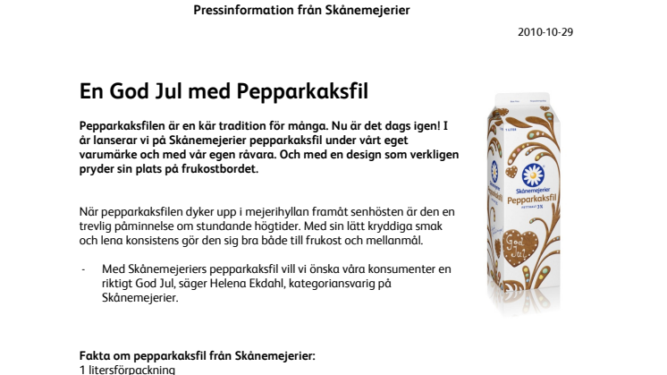 En God Jul med Pepparkaksfil