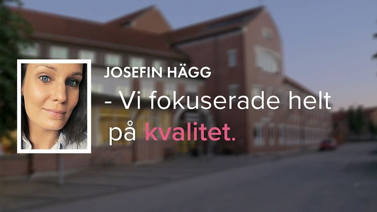 Josefin Hägg, upphandlare i Laholms Kommun.