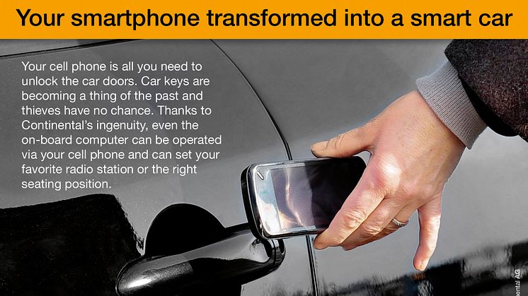 Smarttelefonen din får "nøkkelrolle" i bilen!