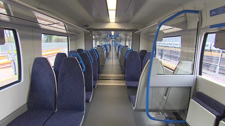 Broadcast quality video of the new Thameslink Class 700 trains