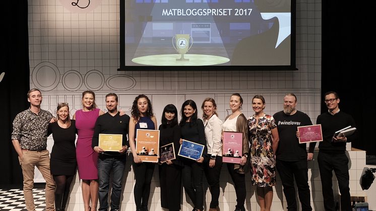 Vinnarna i Matbloggspriset 2017