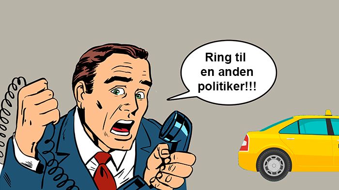 Politikerne sender sorteper videre