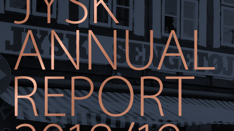 JYSK Annual Report 2018/19