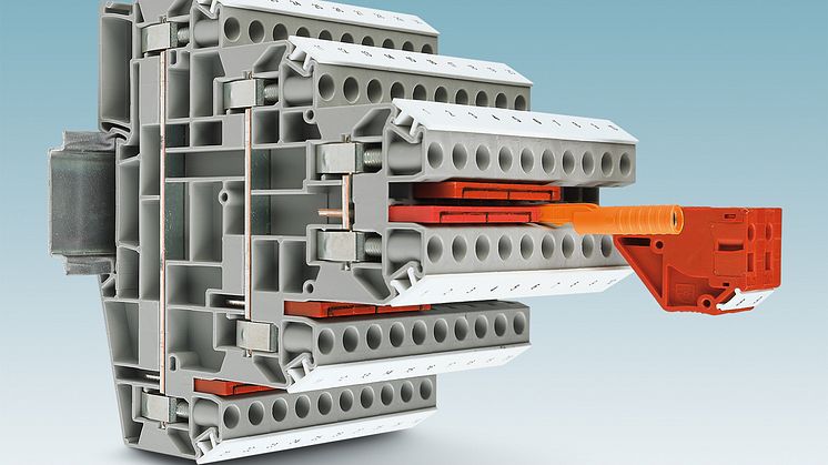 Space-saving wiring up to 10 mm²