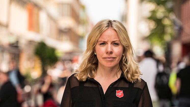 Madeleine Sundell, jurist och Frälsningsarméns nationella samordnare för arbetet mot människohandel. Foto: Jonas NImmersjö