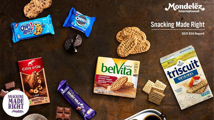 Mondelēz International Progresses Against “Snacking Made Right” ESG Goals