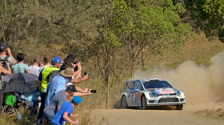 Rally-VM: Överlägsen seger för Volkswagen och Ogier i Australien – VM-titeln är nära 