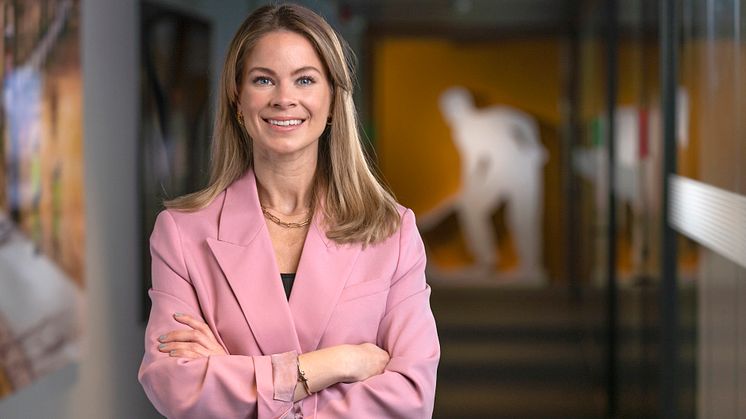 Sofia Eriksson blir ny Marknads- och kommunikationschef på Svevia. Foto: Markus Marcetic