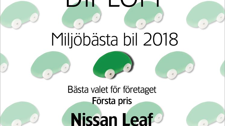 GB MBB2018 Diplom Företag 1 Nissan Leaf