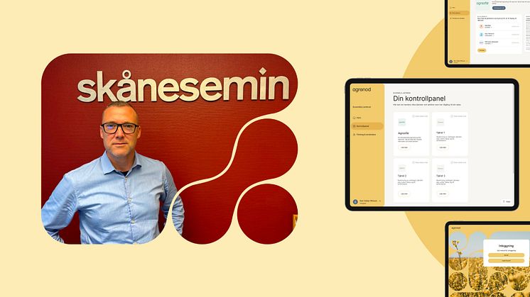 Christoffer Isenstråle: "För oss som systemleverantör är det en konkurrensneutral plattform. Men viktigast är att det är den enskilde lantbrukaren som har kontroll över vilka uppgifter som delas. Foto: Skånesemin, Agronod