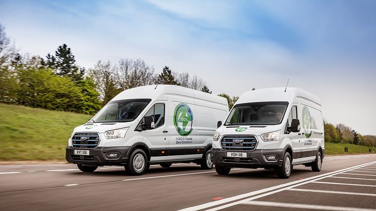 Ford E-Transit kunde testprosjekt 2021