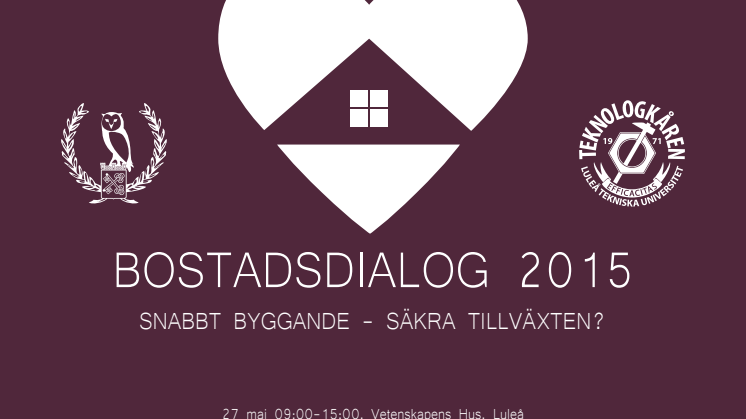 Inbjudan Bostadsdialog 2015