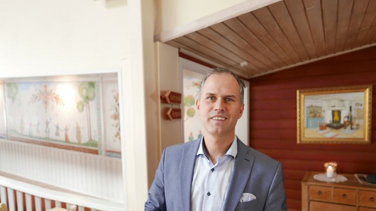 Anders Nygårdh, ny ordförande för Leksands Sparbank.
