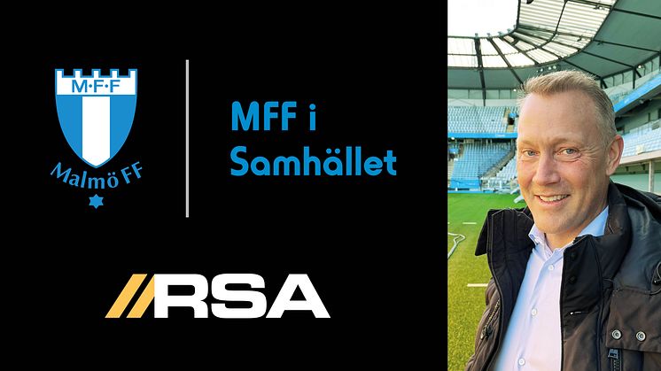 RSA-gruppen går in som partner till MFF i samhället 2023. Detta som ett led i företagets samhällsengagemang, enligt vd Stefan Rosengren.