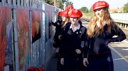 ​East Worthing station gets arty