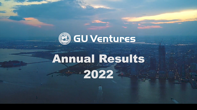 Flera framsteg i GU Ventures aggregerade årsresultat 2022