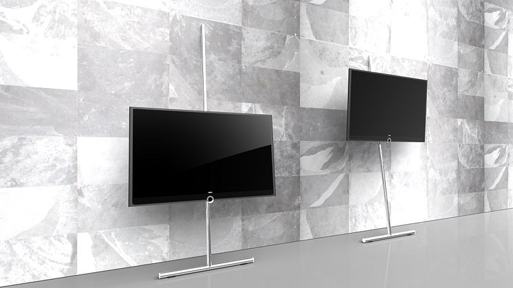 Ny enestående tv-stand fra Loewe - Wall Stand Flex