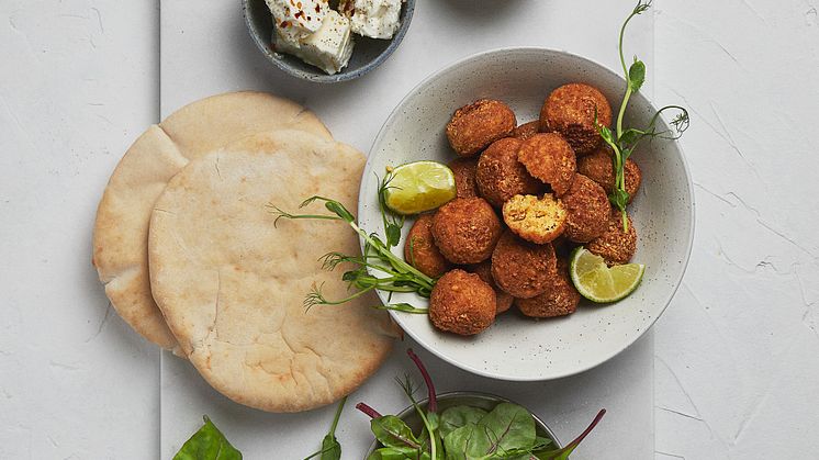 Sevan lanserar falafel gjord på svenskodlade gula ärtor