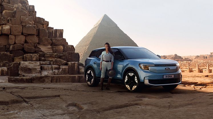 Ford ja Lexie Alford historialliselle maailmanympärimatkalle uudella täyssähköisellä Explorerilla  