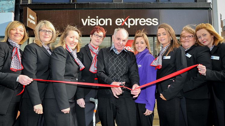 ​Barrow-in-Furness stroke survivor officially opens Vision Express store