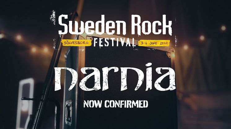 Narnia är klara för 2020 års upplaga av Sweden Rock Festival!