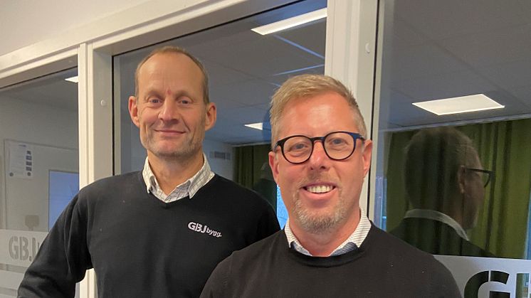 Staffan Dahlström, Vd GBJ Bygg och Jonas Thärning, KMA ansvarig GBJ Bygg