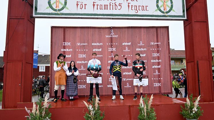 Cykelvasan 90 2023 Prize Ceremony podium men (2)