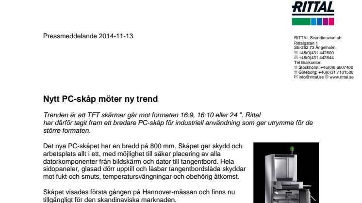 Nytt PC-skåp möter ny trend